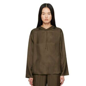 NWT LOULOU DE SAISON Taupe Nuka Blouse